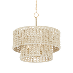 Hudson Valley Lighting Yorkhill Pendant-Vintage Gold Leaf