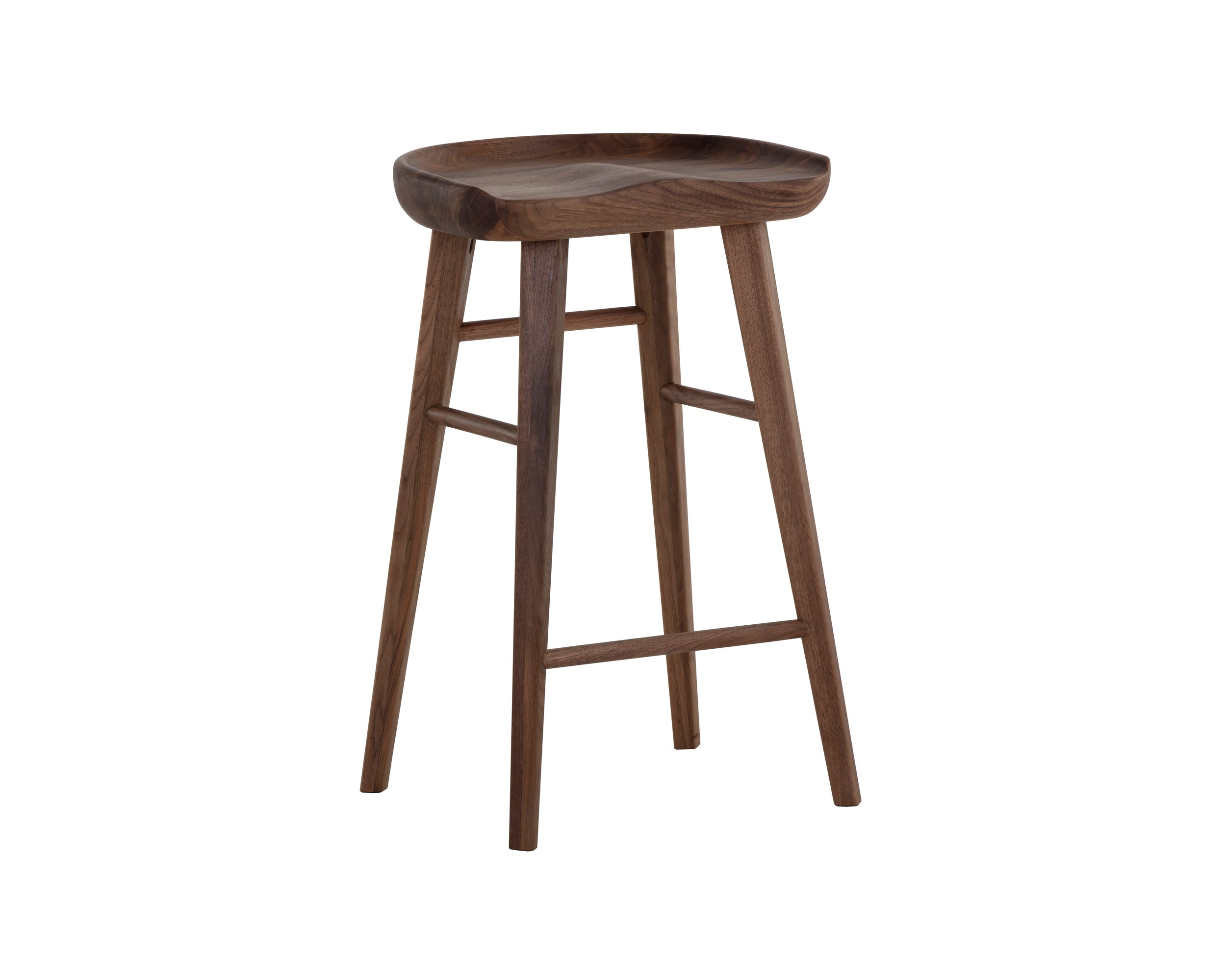 Dominic Counter Stool - Walnut