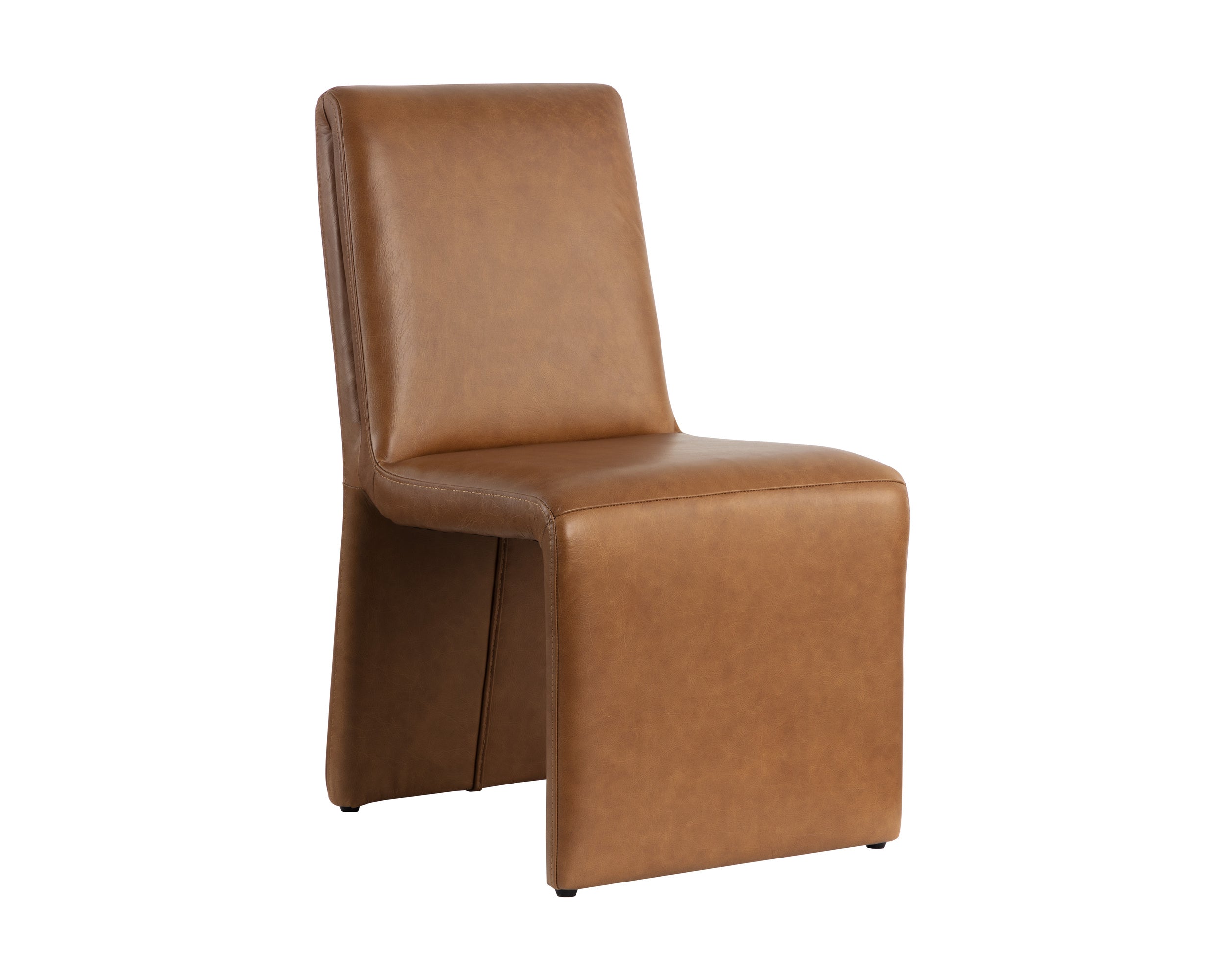 Cascata Dining Chair - Marseille Camel Leather