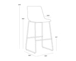 Cal Barstool - Antique Black