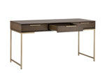 Rebel Desk - Gold  Raw Umber