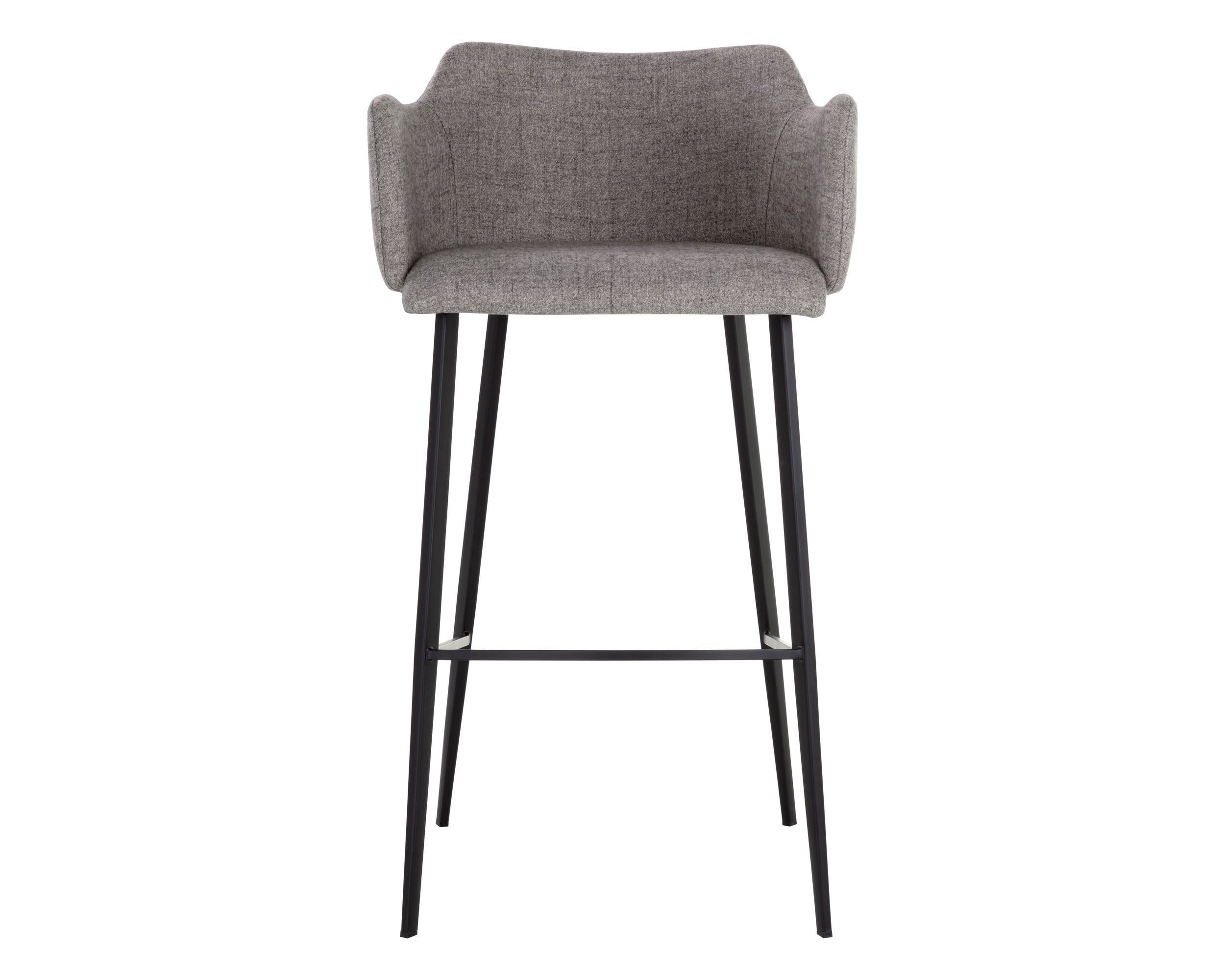 Griffin Barstool - November Grey / Bravo Cognac