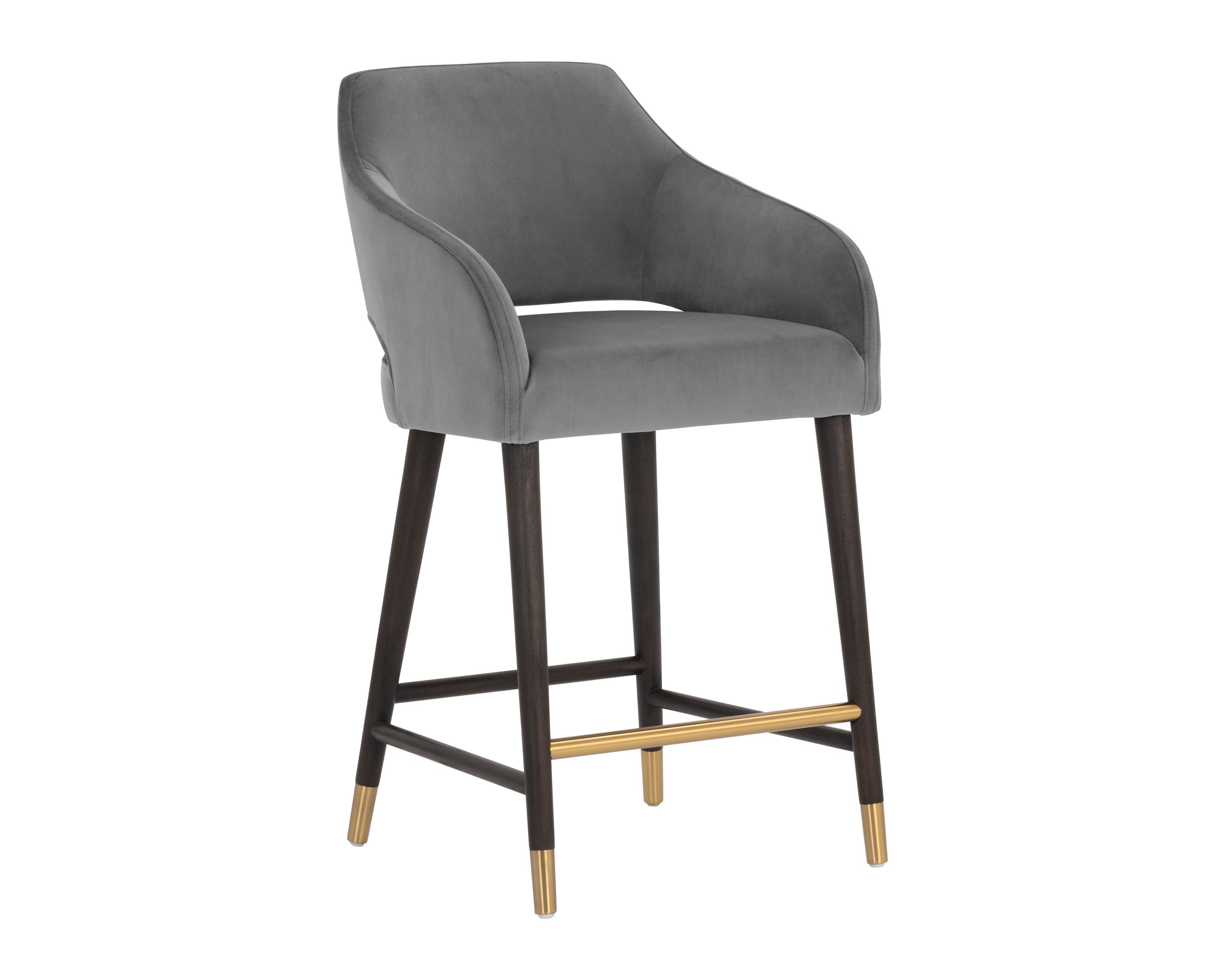 Adelaide Counter Stool - Alisa Dark Grey