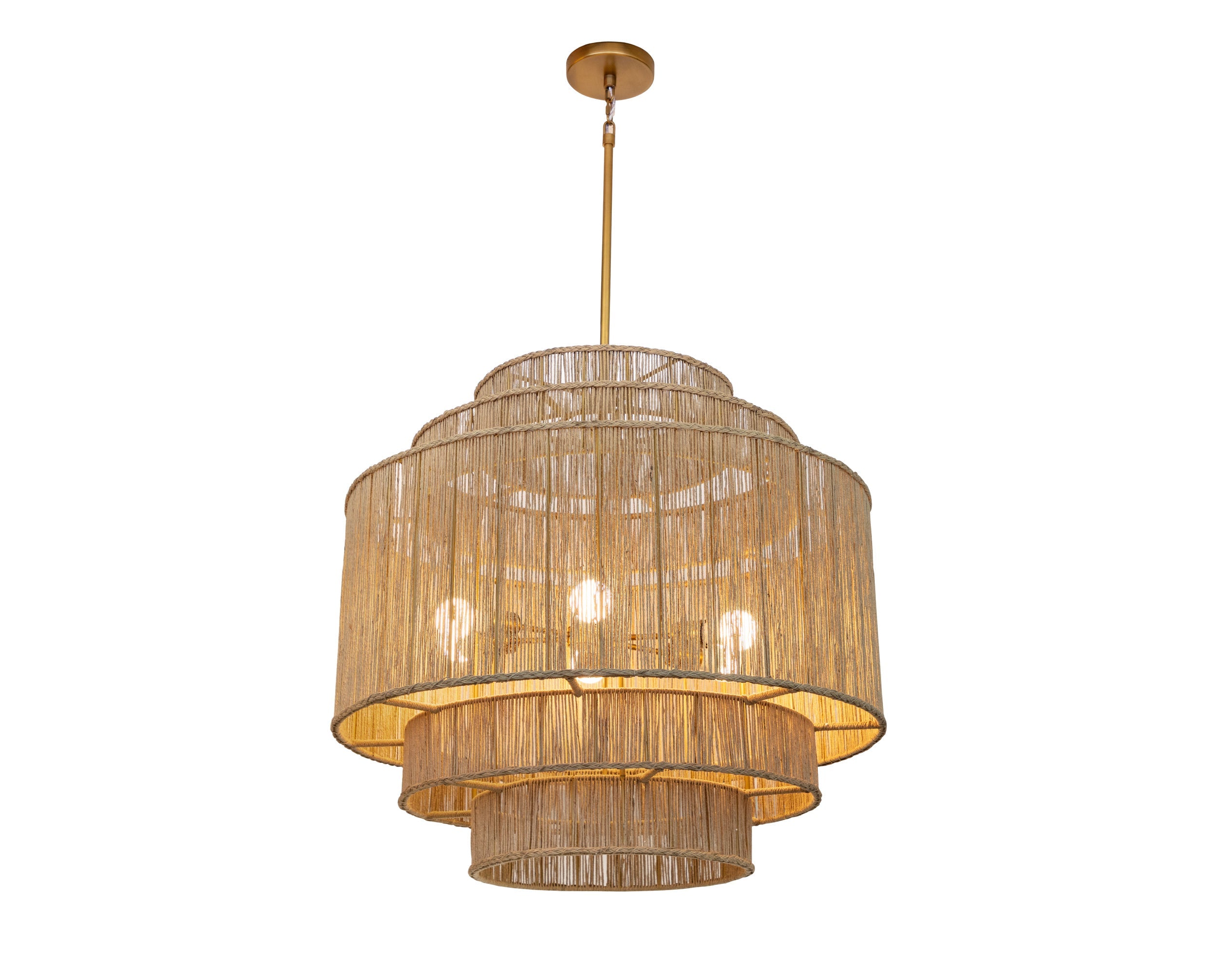 Alyssa Chandelier - Natural Jute