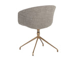 Dina Swivel Dining Armchair - Chacha Limestone