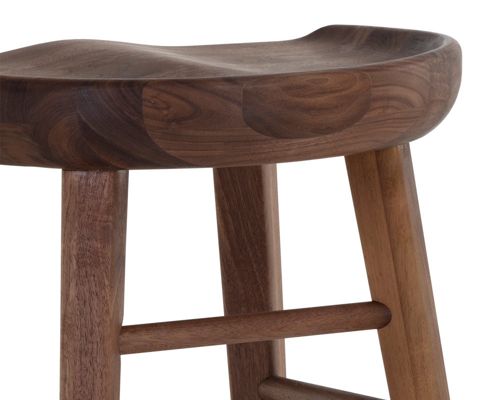 Dominic Counter Stool - Walnut