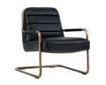 Lincoln Lounge Chair - Vintage Black