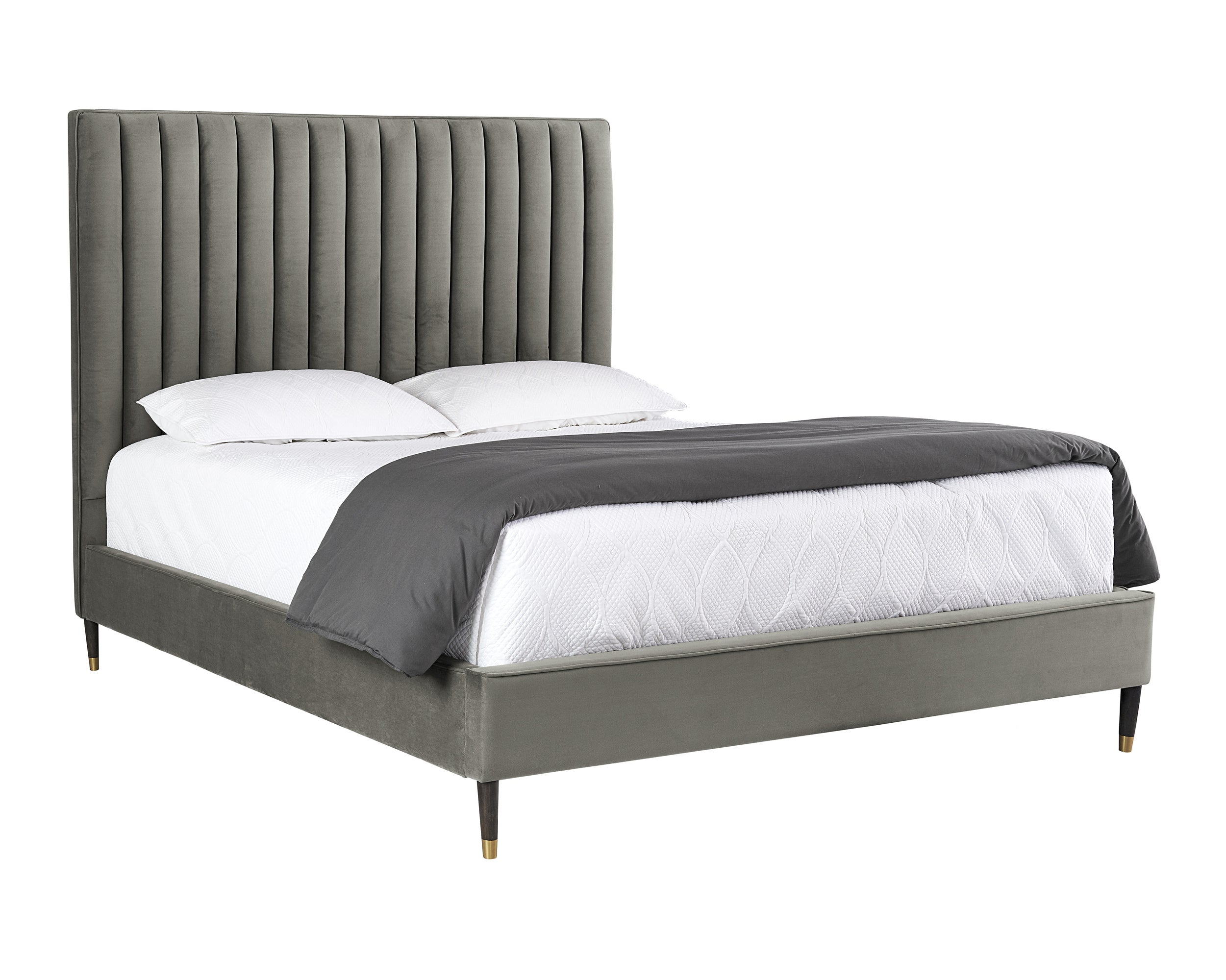 Yosi Bed - King  Antonio Charcoal