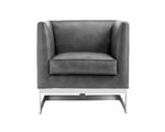 Yvette Armchair - Stainless Steel  Cantina Magnetite