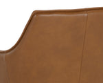 Crosby Swivel Lounge Chair - Missouri Cognac Leather