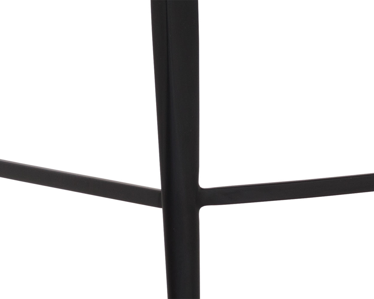 Astra Counter Stool - Black  Cinnamon Brown