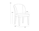 Gisele Dining Chair - Polo Club Stone / Overcast Grey