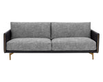 Ashi Sofa - Nash Zebra / Coal Black