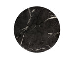 Lucida End Table - Marble Look  Black