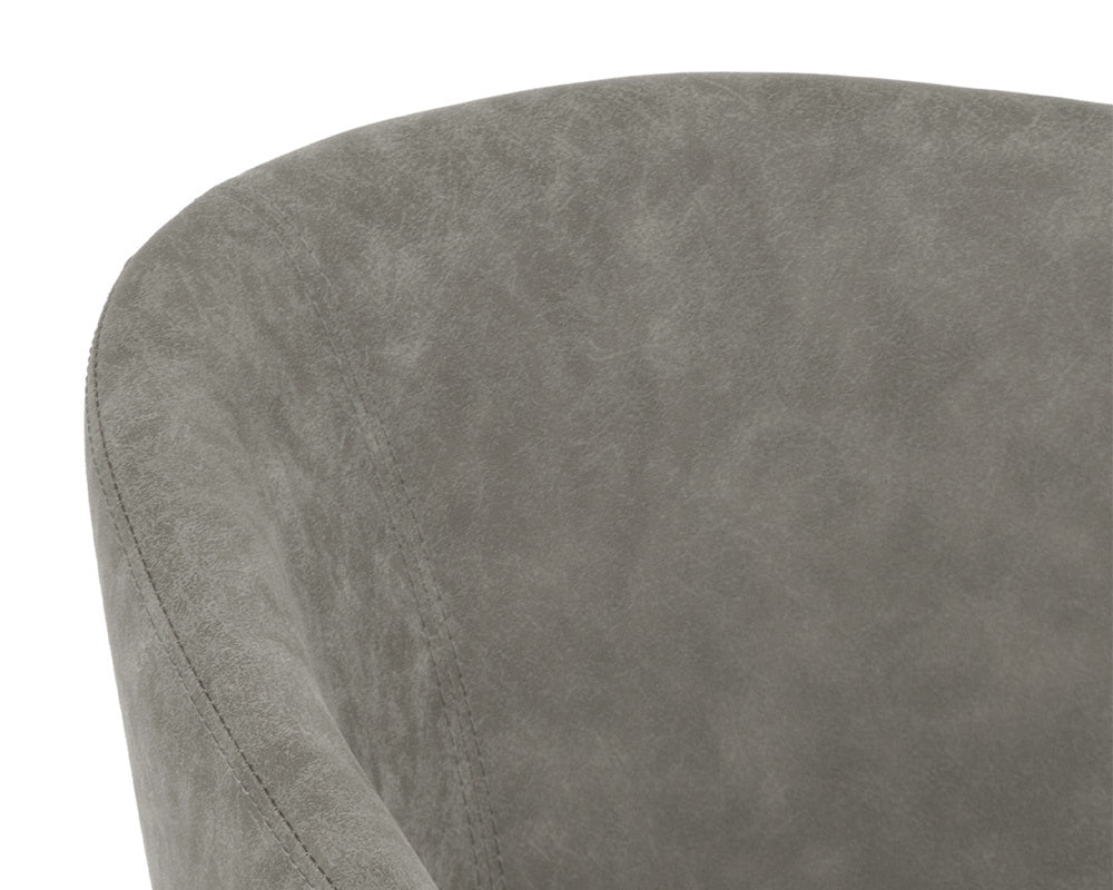 Thatcher Dining Armchair - Black  Antique Grey