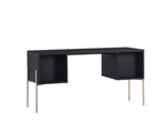 Avida Desk - Gold  Black/Natural