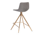 Andres Swivel Counter Stool - Belfast Koala Grey