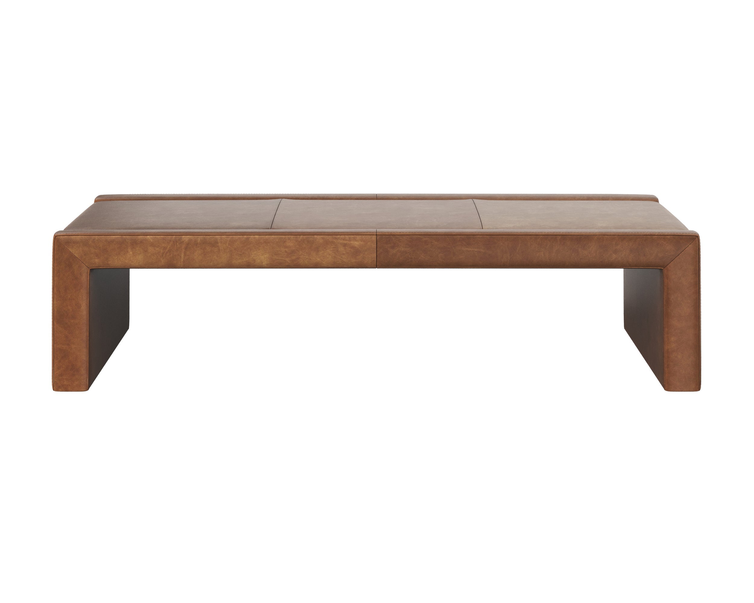 Barella Coffee Table - Cognac Leather