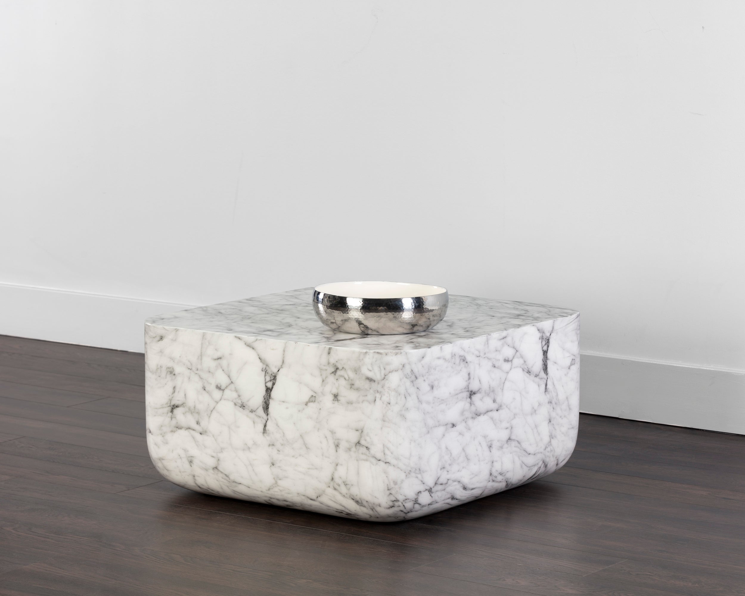 Strut Coffee Table - Marble Look