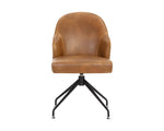 Bretta Swivel Dining Chair - Tobacco Tan