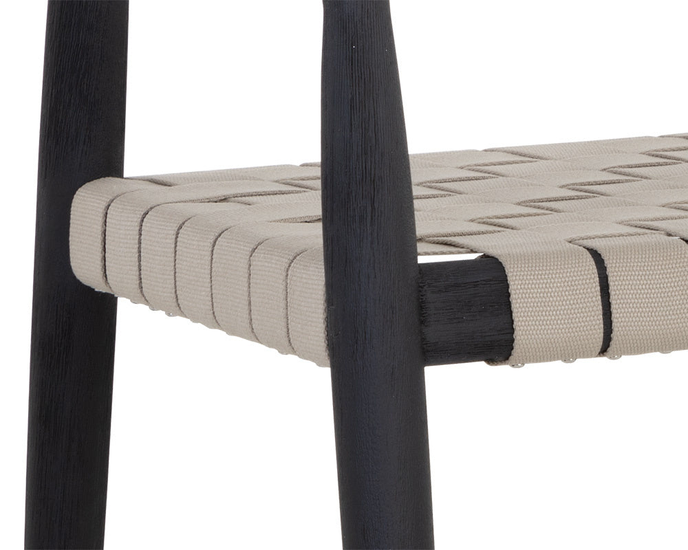 Cayman Dining Armchair - Charcoal