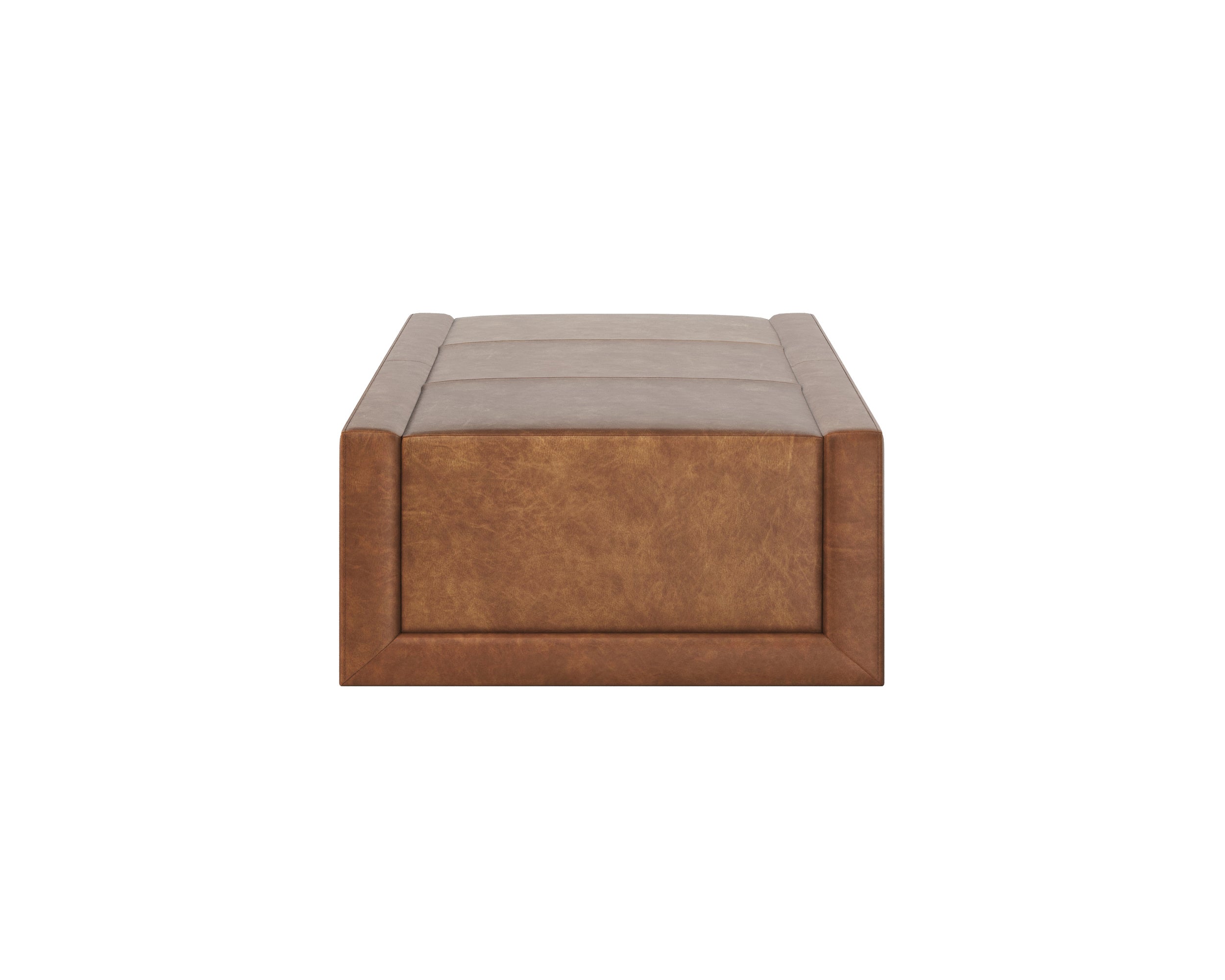 Barella Coffee Table - Cognac Leather