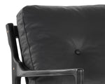 Gilmore Lounge Chair - Black  Black Leather