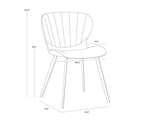 Arabella Dining Chair - Bravo Cognac / November Grey