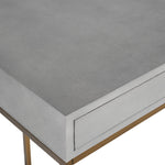 Jiro Desk - Grey Shagreen