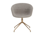 Dina Swivel Dining Armchair - Chacha Limestone