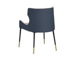 Gianni Dining Chair - Dillon Cream / Dillon Thunder