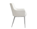 Chase Dining Armchair - White