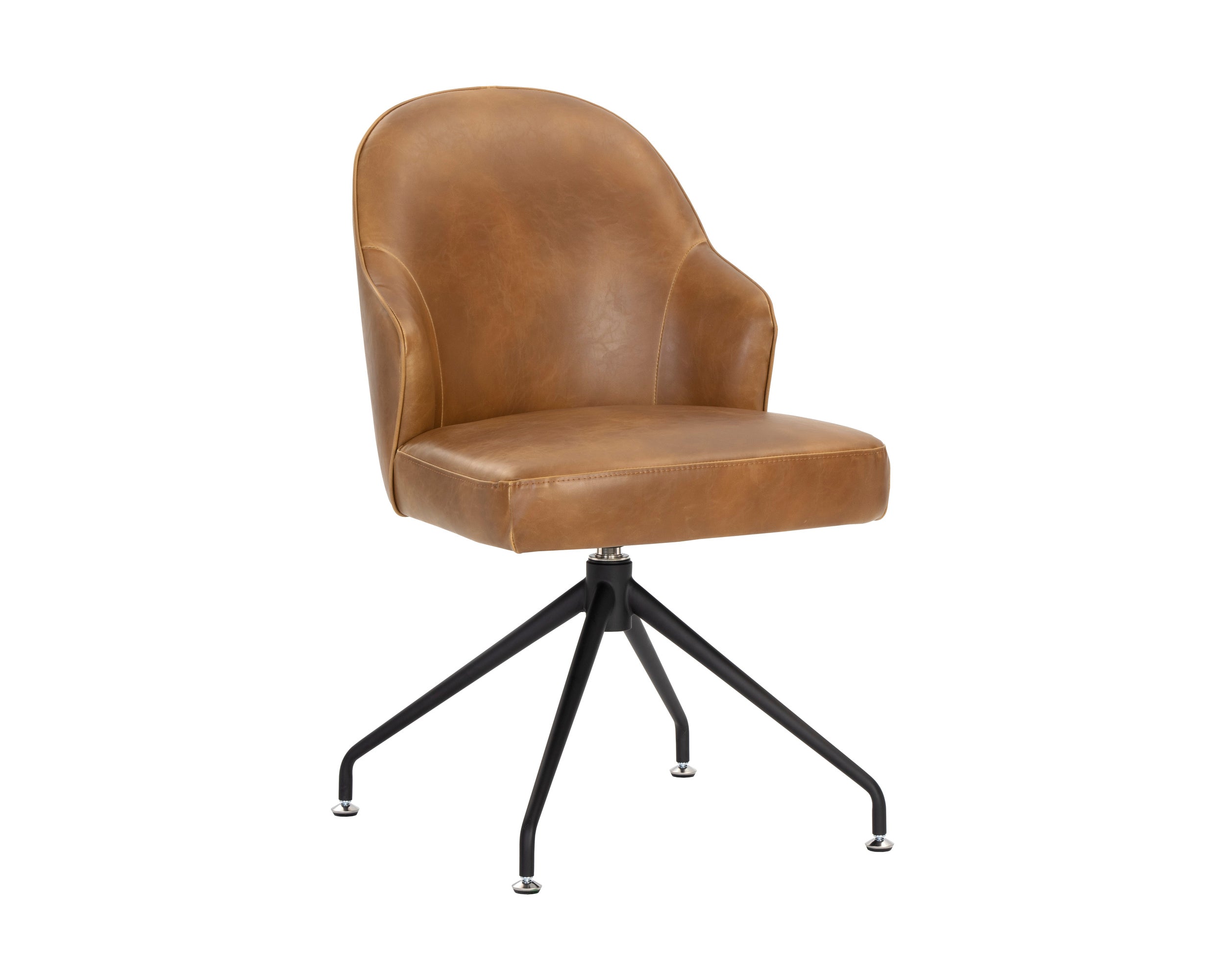 Bretta Swivel Dining Chair - Tobacco Tan