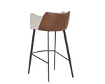 Griffin Barstool - November Grey / Bravo Cognac