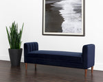 Yosi Bench - Auburn Brown  Abbington Navy