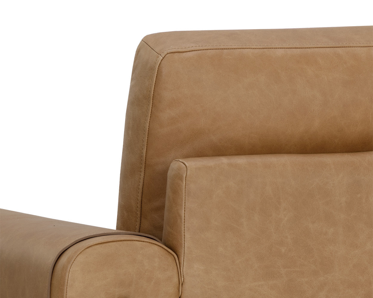 Camus Armchair - Ludlow Sesame Leather