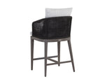 Capri Counter Stool - Smoke Grey  Copacabana Marble