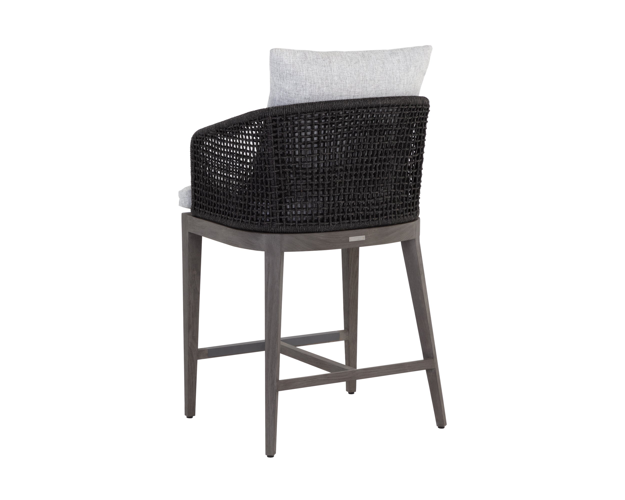 Capri Counter Stool - Smoke Grey  Copacabana Marble