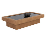 Azelia Coffee Table - Camel Leather