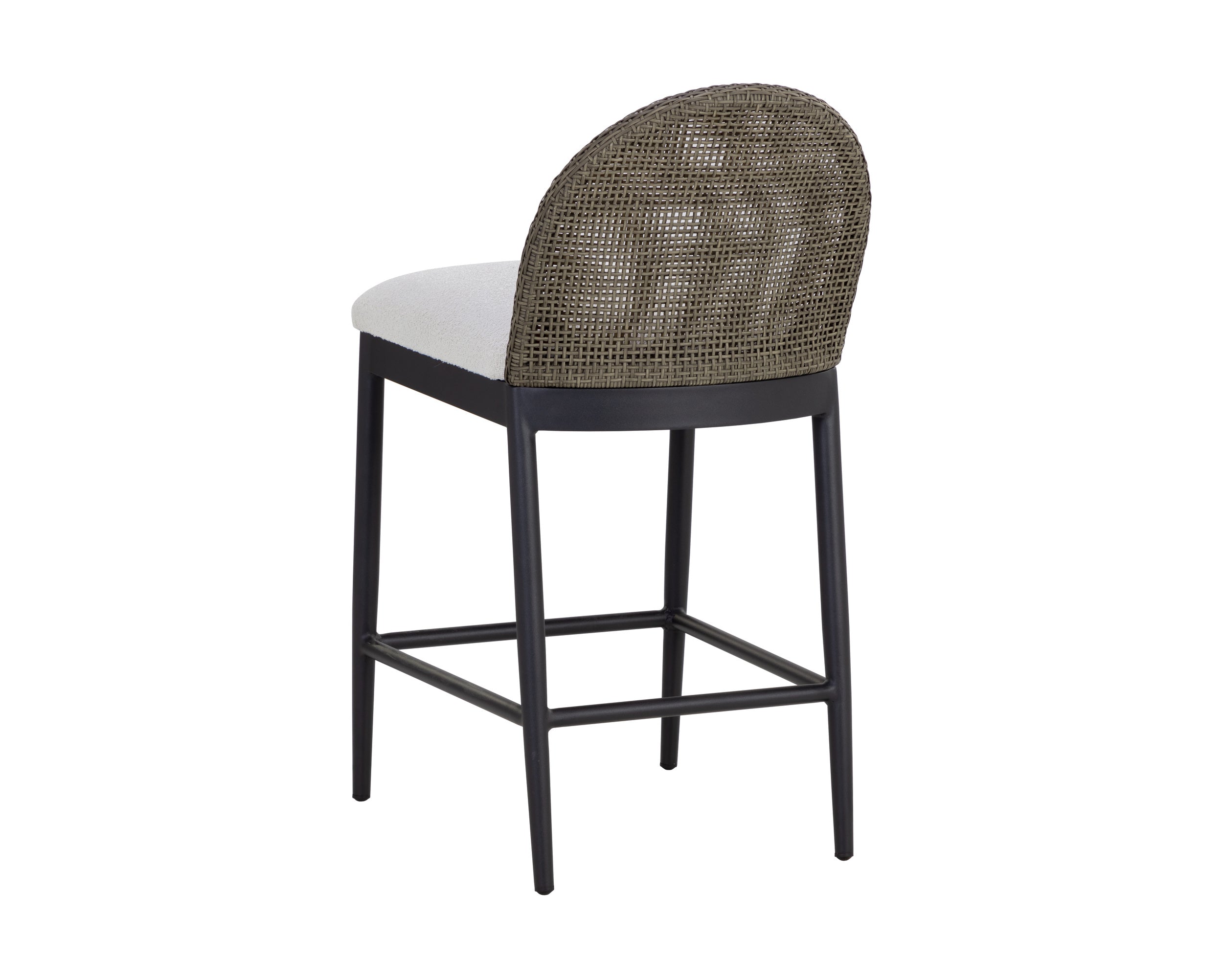 Calandri Counter Stool - Black  Louis Cream