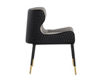 Gianni Dining Chair - Dillon Stratus / Dillon Black