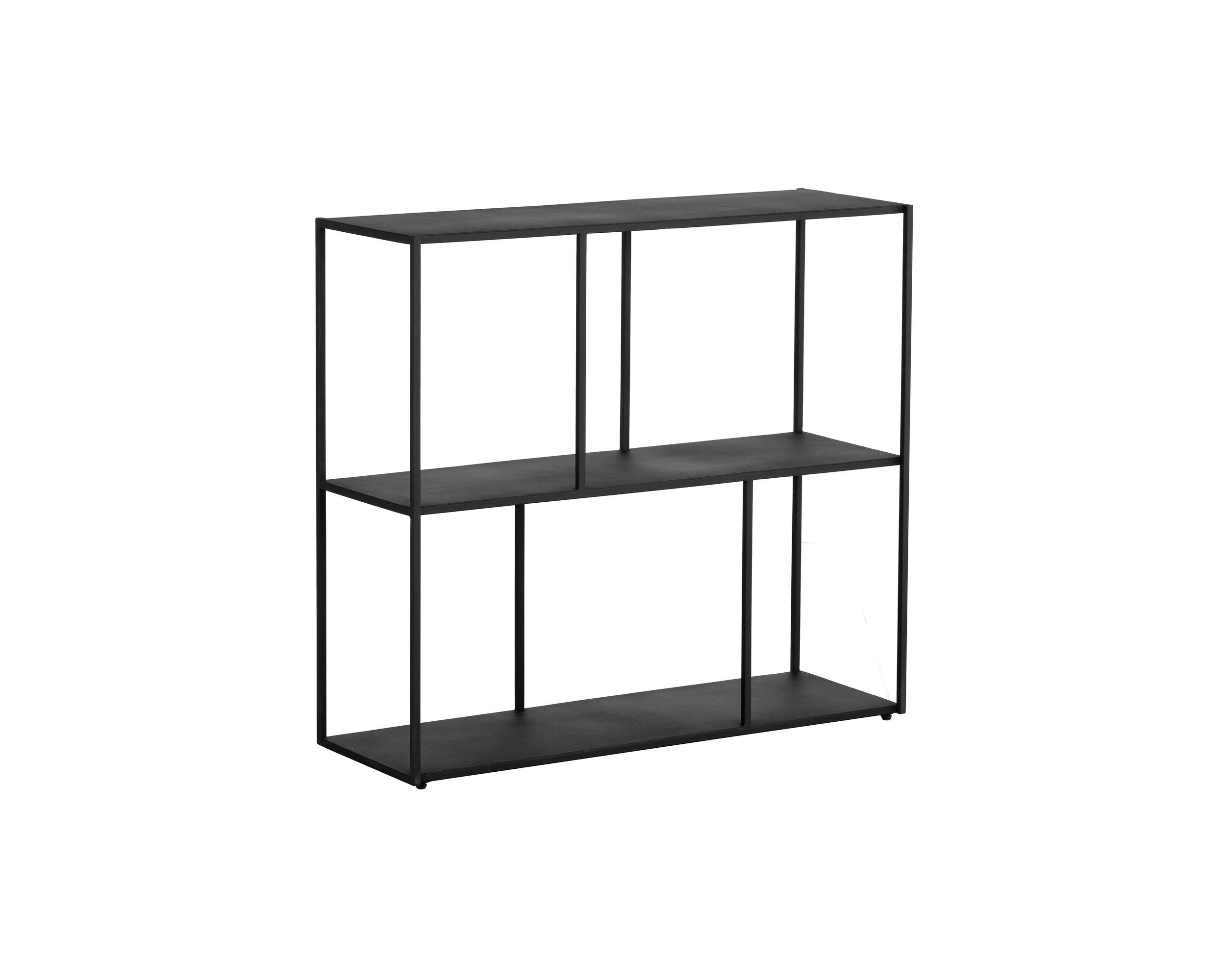 Eiffel Low Bookcase - Medium  Black