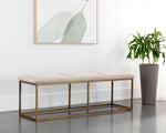 Alley Bench - Burnished Brass  Piccolo Prosecco