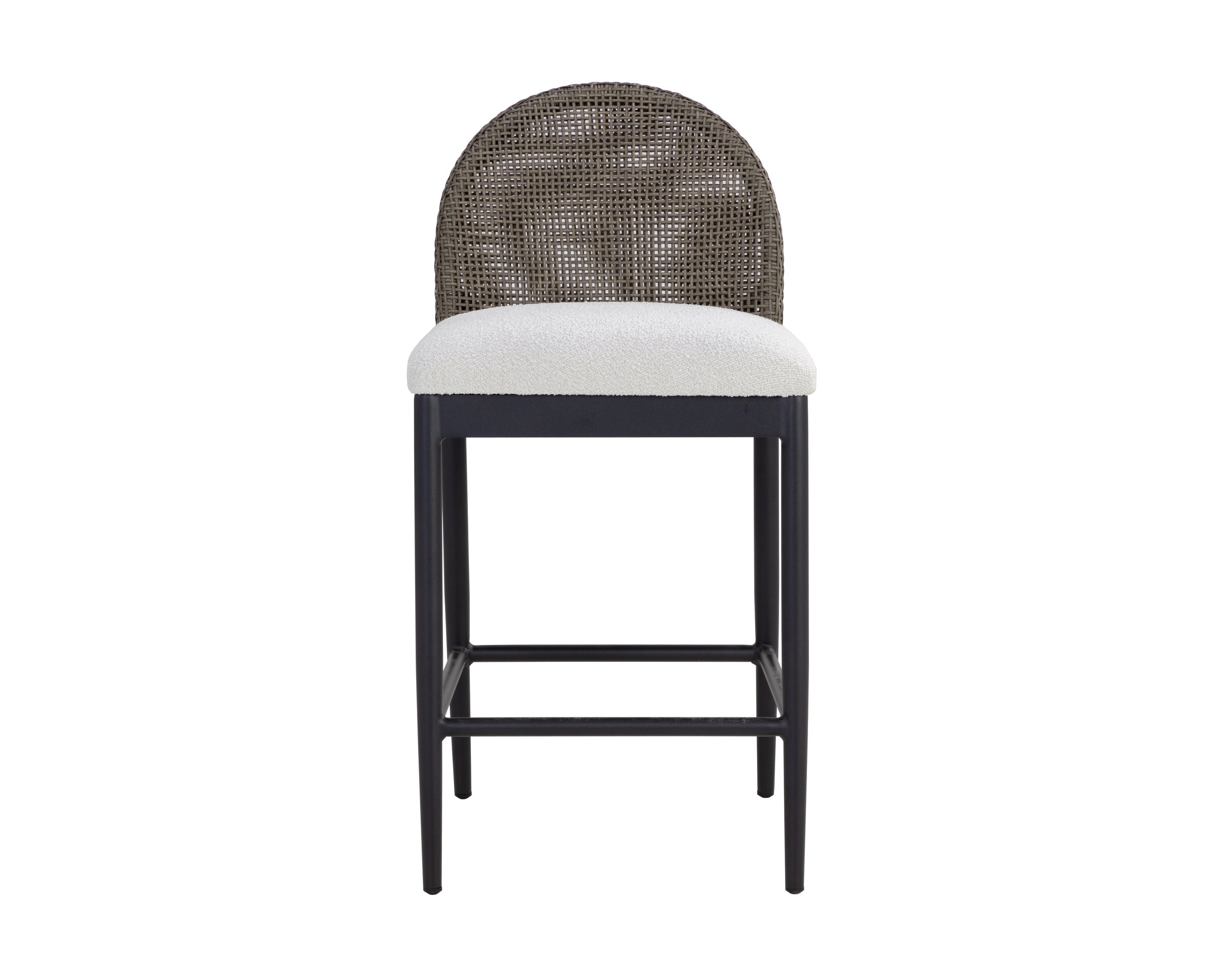 Calandri Counter Stool - Black  Louis Cream