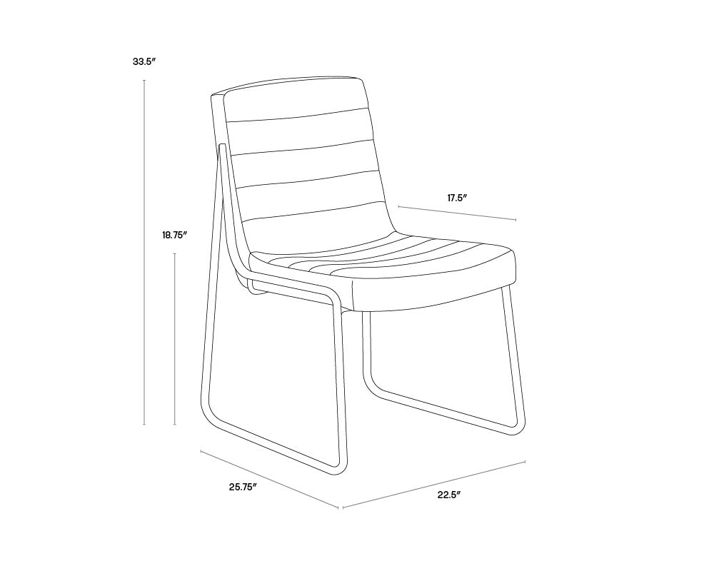 Anton Dining Chair - Vintage Black