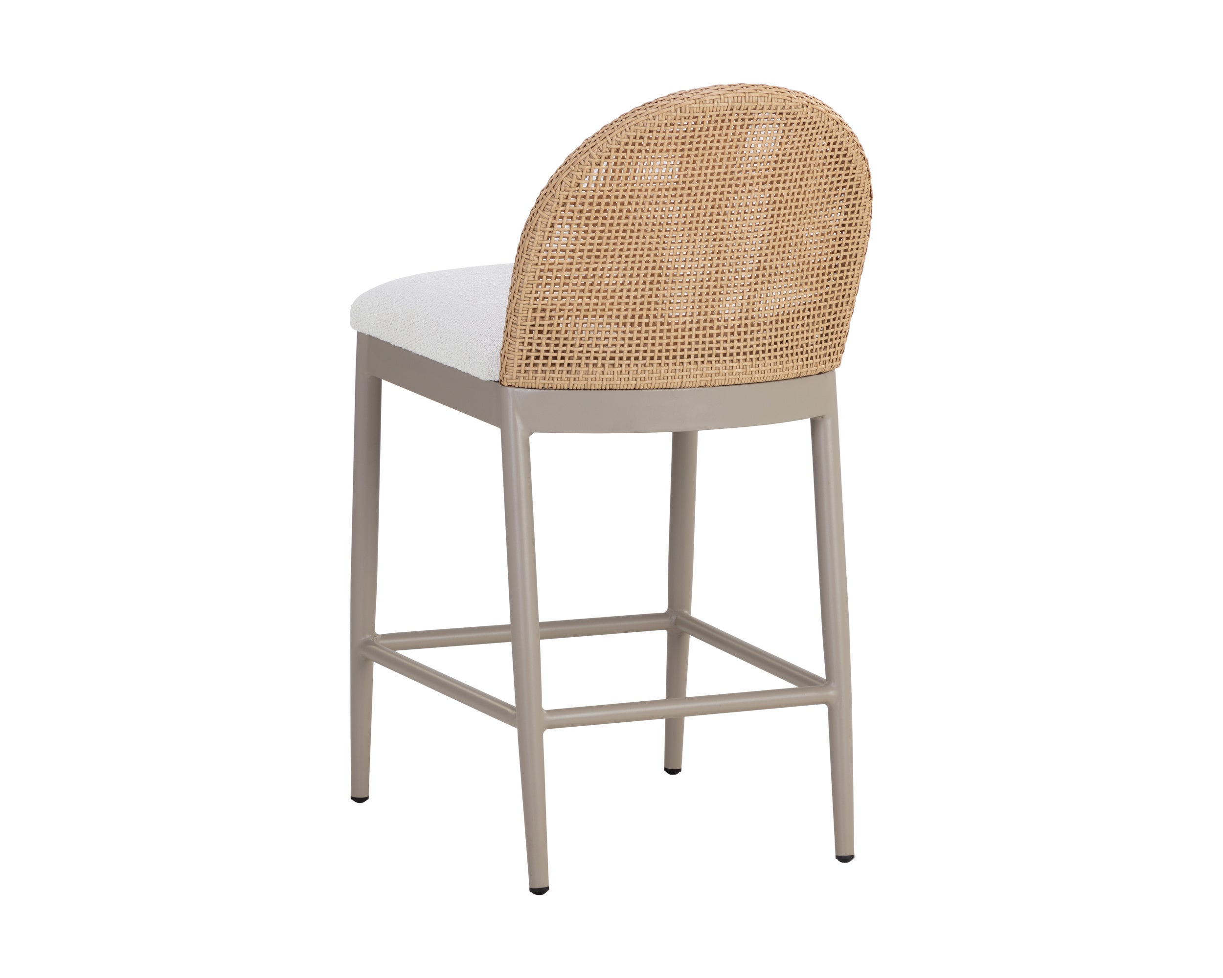 Calandri Counter Stool - Natural  Louis Cream