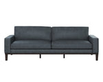 Davilo Sofa - Midnight Blue Leather