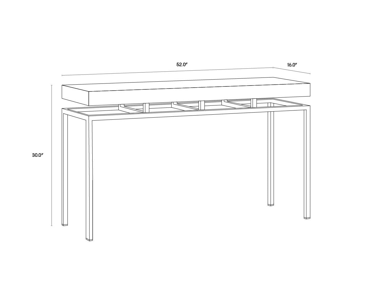 Toreno Console Table -