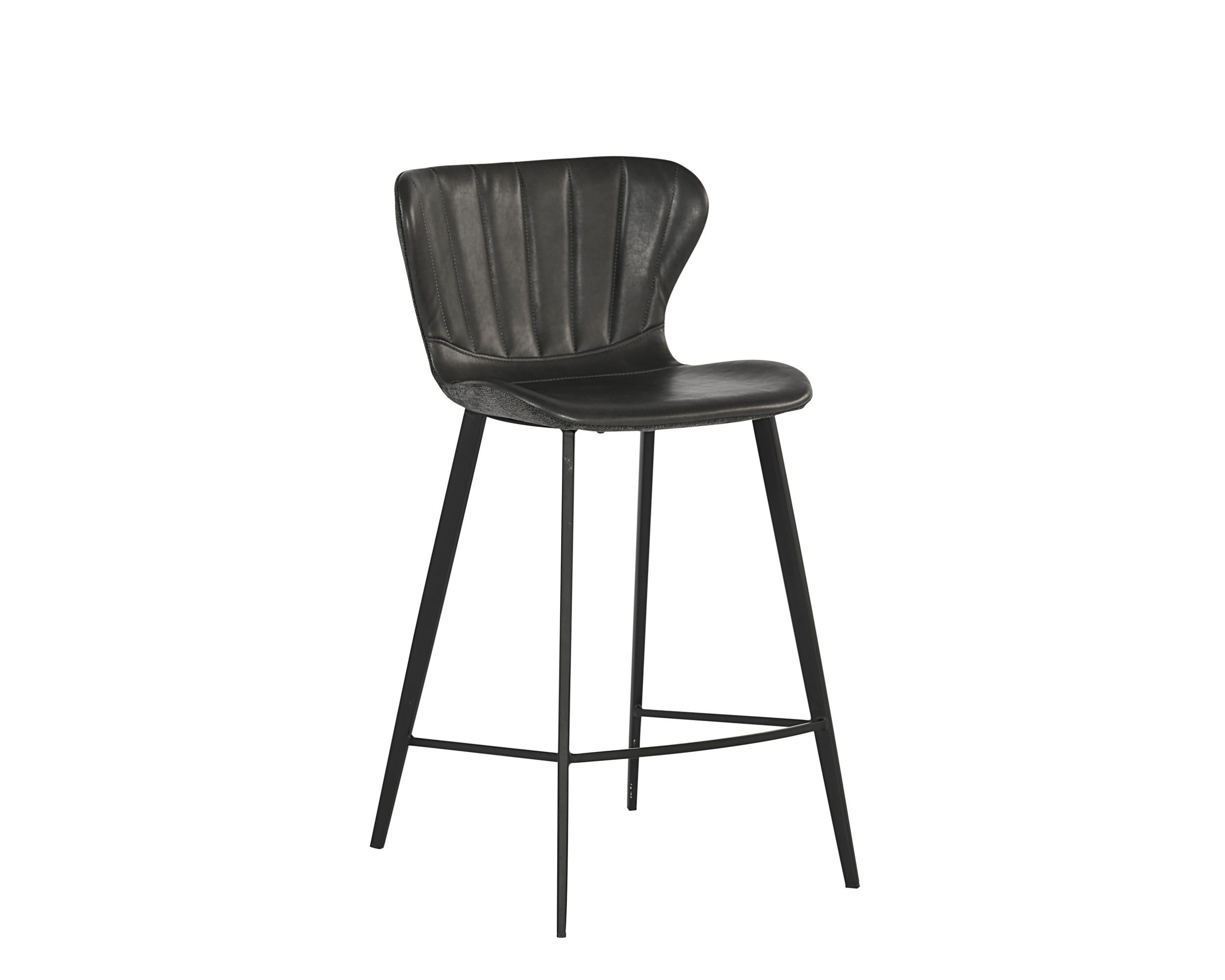 Arabella Counter Stool - Bravo Portabella / Polo Club Kohl Grey