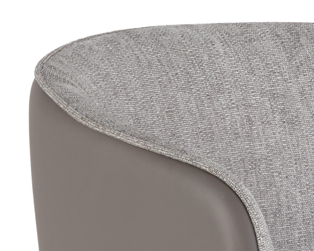 Asher Counter Stool - Flint Grey / Napa Taupe